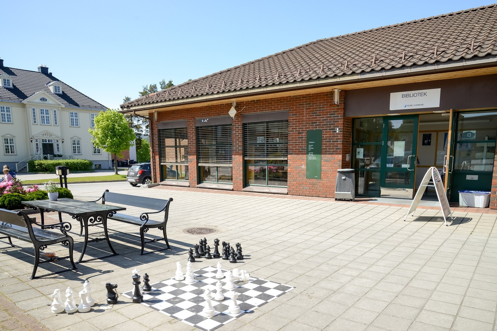 Biblioteket på Lunde Galleribilde