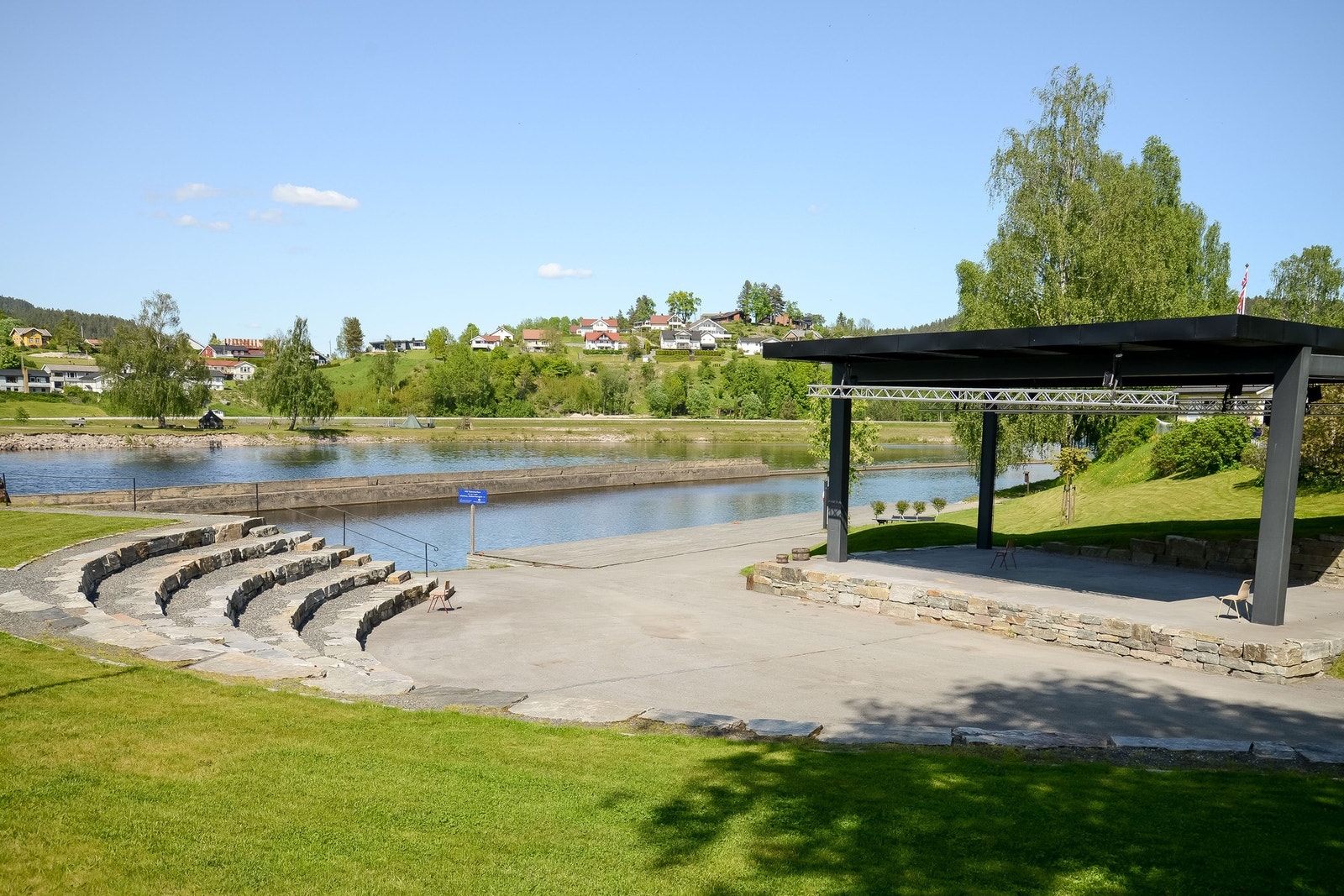 Lunde sluse Galleribilde