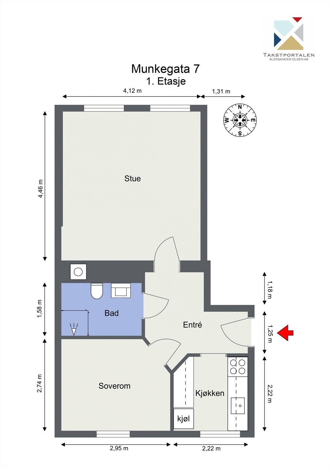 Plantegning Galleribilde