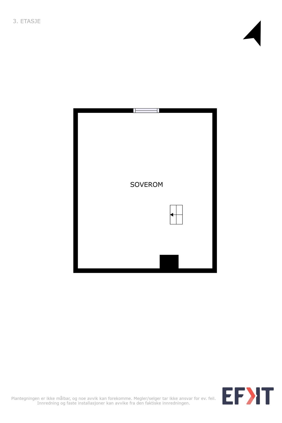 Planskisse hems. Galleribilde