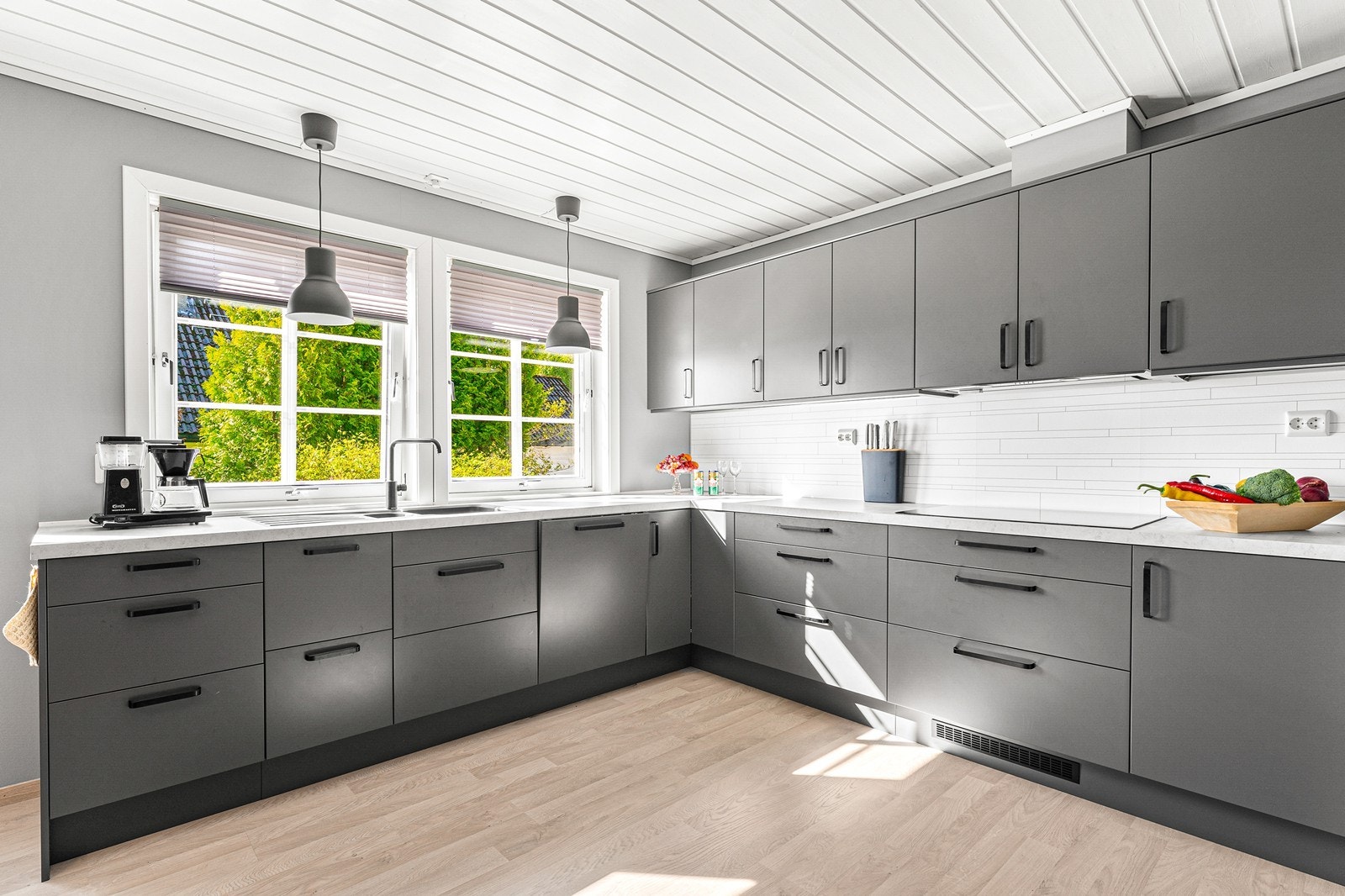 Kjøkkenet ble oppgradet i 2021 med innredning fra Epoq. Galleribilde