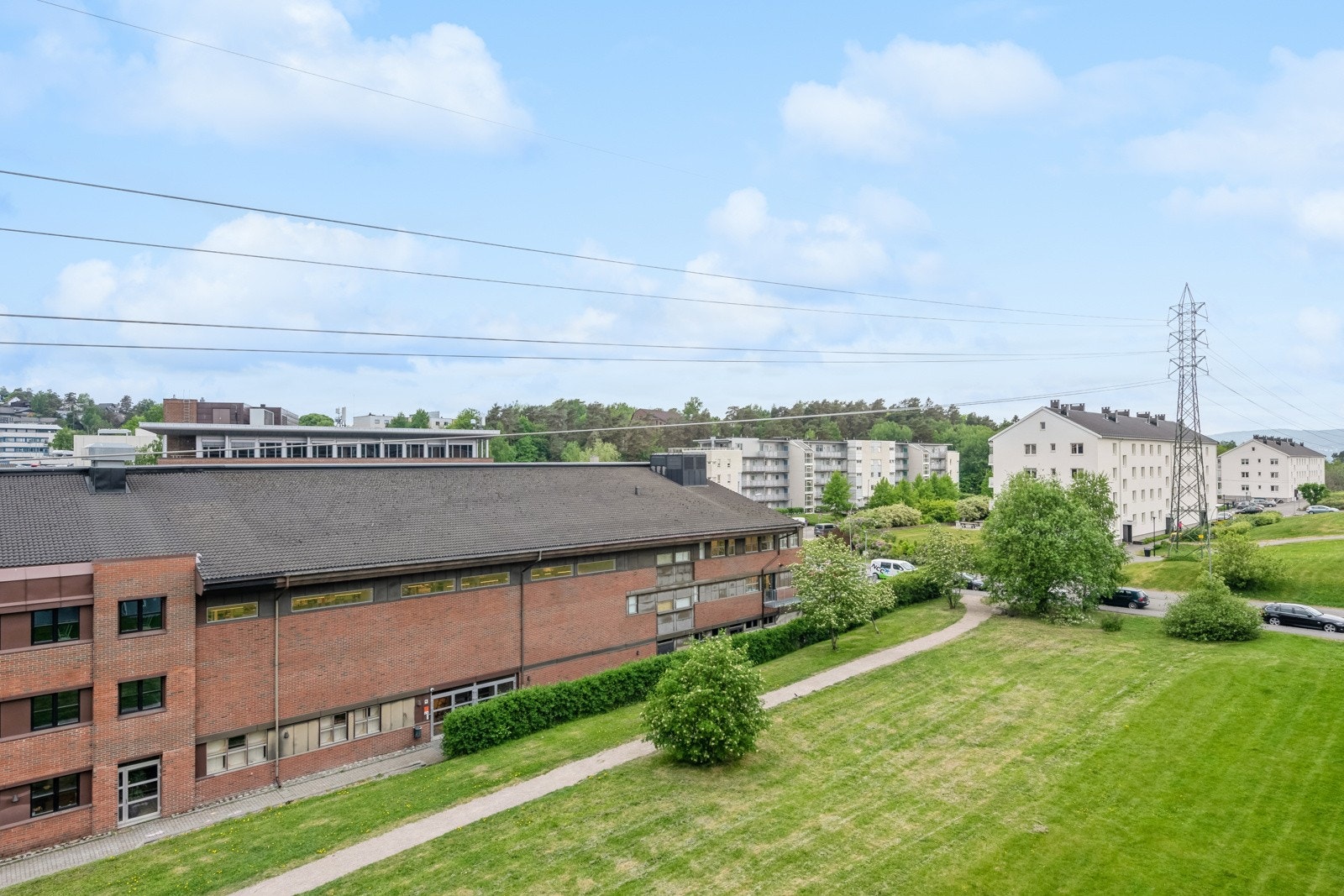 Utsikt fra balkongen. Galleribilde