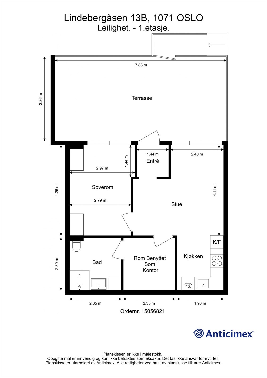 Plantegning Galleribilde