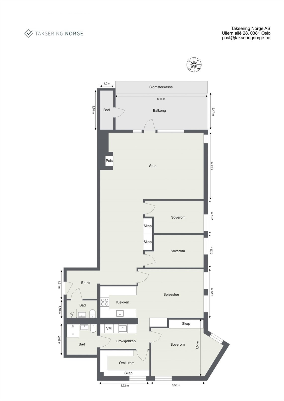 Plantegning Galleribilde