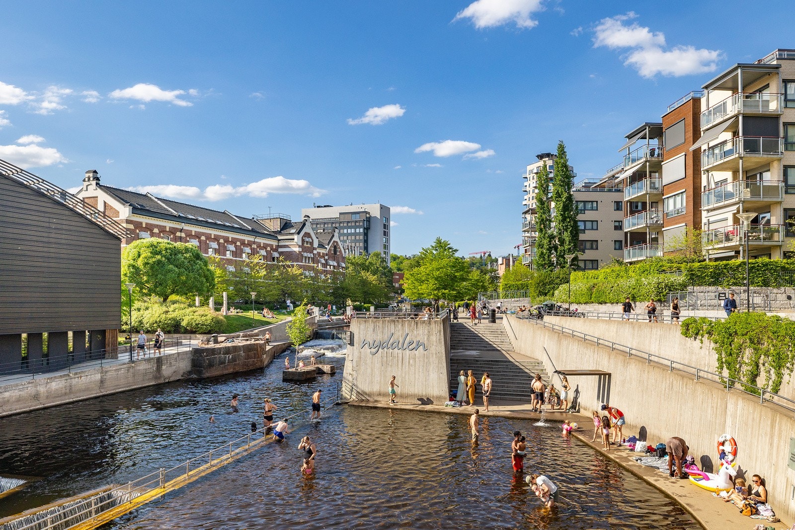Du trenger ikke gå langt til nærmeste badeplass! Galleribilde