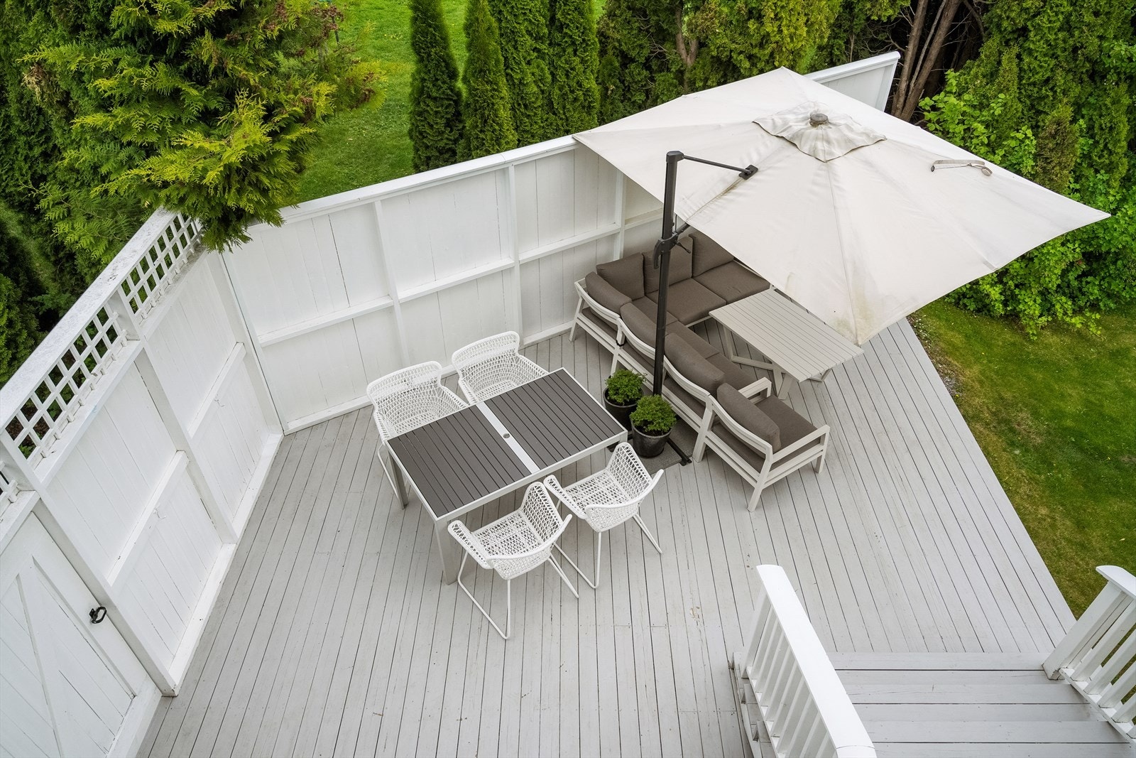 Utsikt mot platting Galleribilde