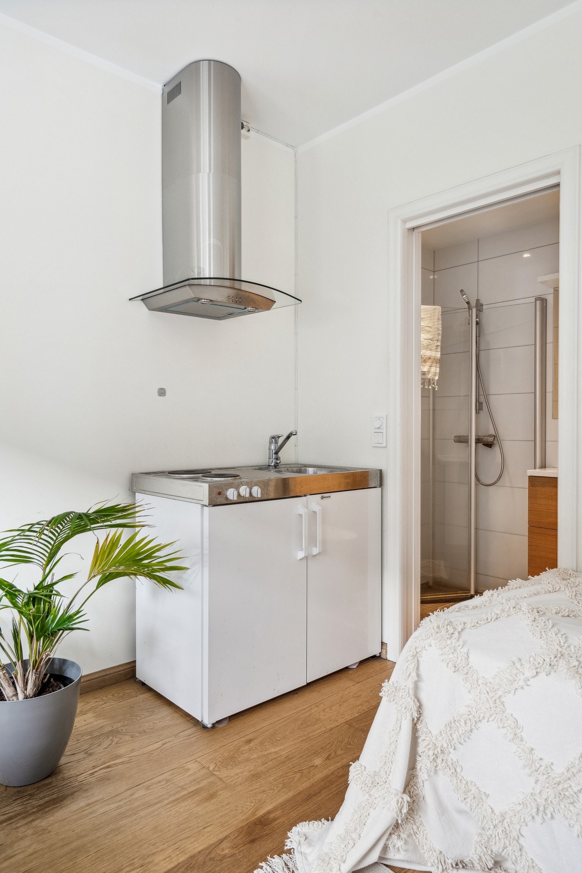 Hybel er ikke utleid i dag, men har gode muligheter for utleie. Galleribilde