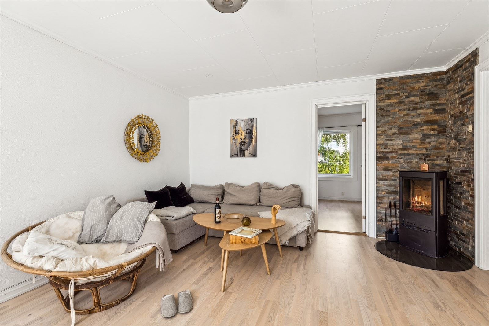 Hyggelig og lun sofakrok. Galleribilde