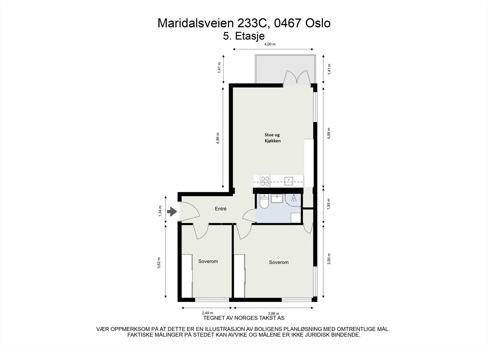 Alternativ plantegning - Maridalsveien 233C.jpg Galleribilde