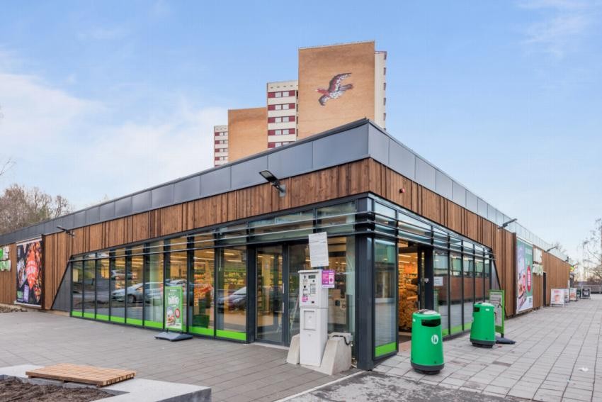 Kort vei til KIWI på Trosterud torg. Galleribilde