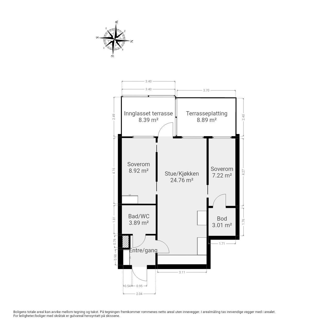 Plantegning Galleribilde