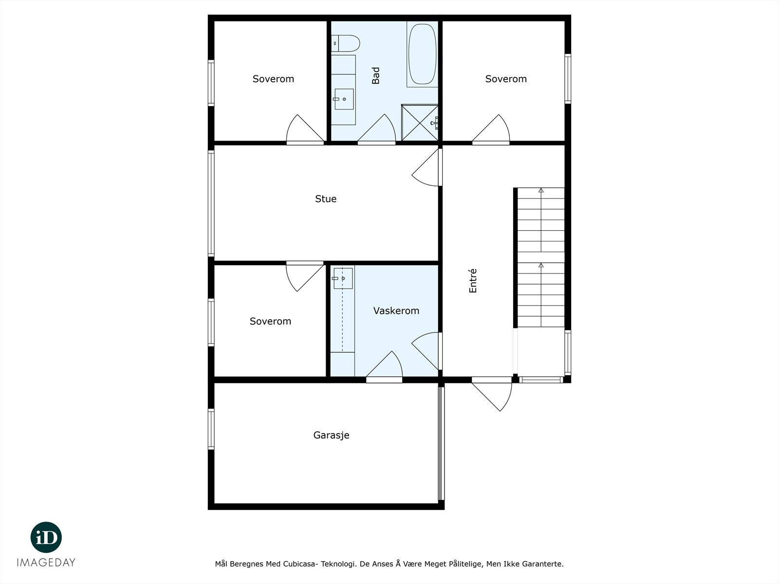Plantegning 1. etasje Galleribilde