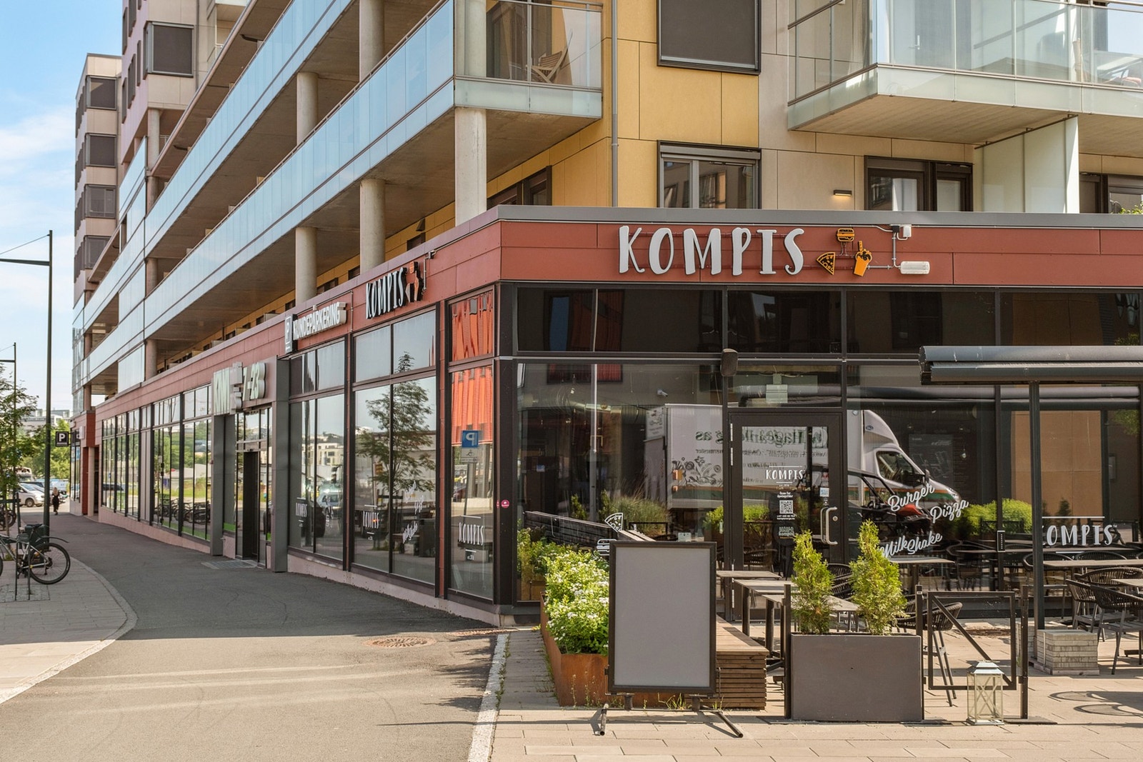 Samt restauranten Kompis Galleribilde