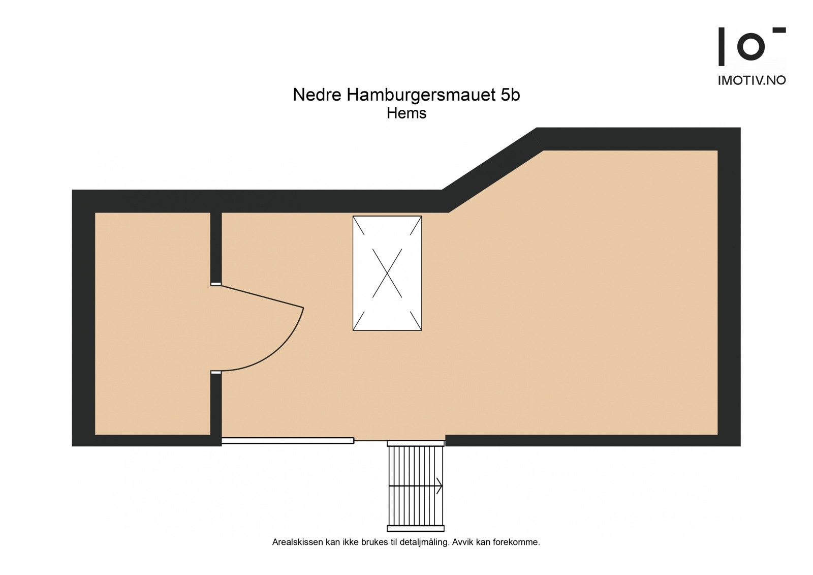 Plantegning hems (ikke målbart areale). Galleribilde
