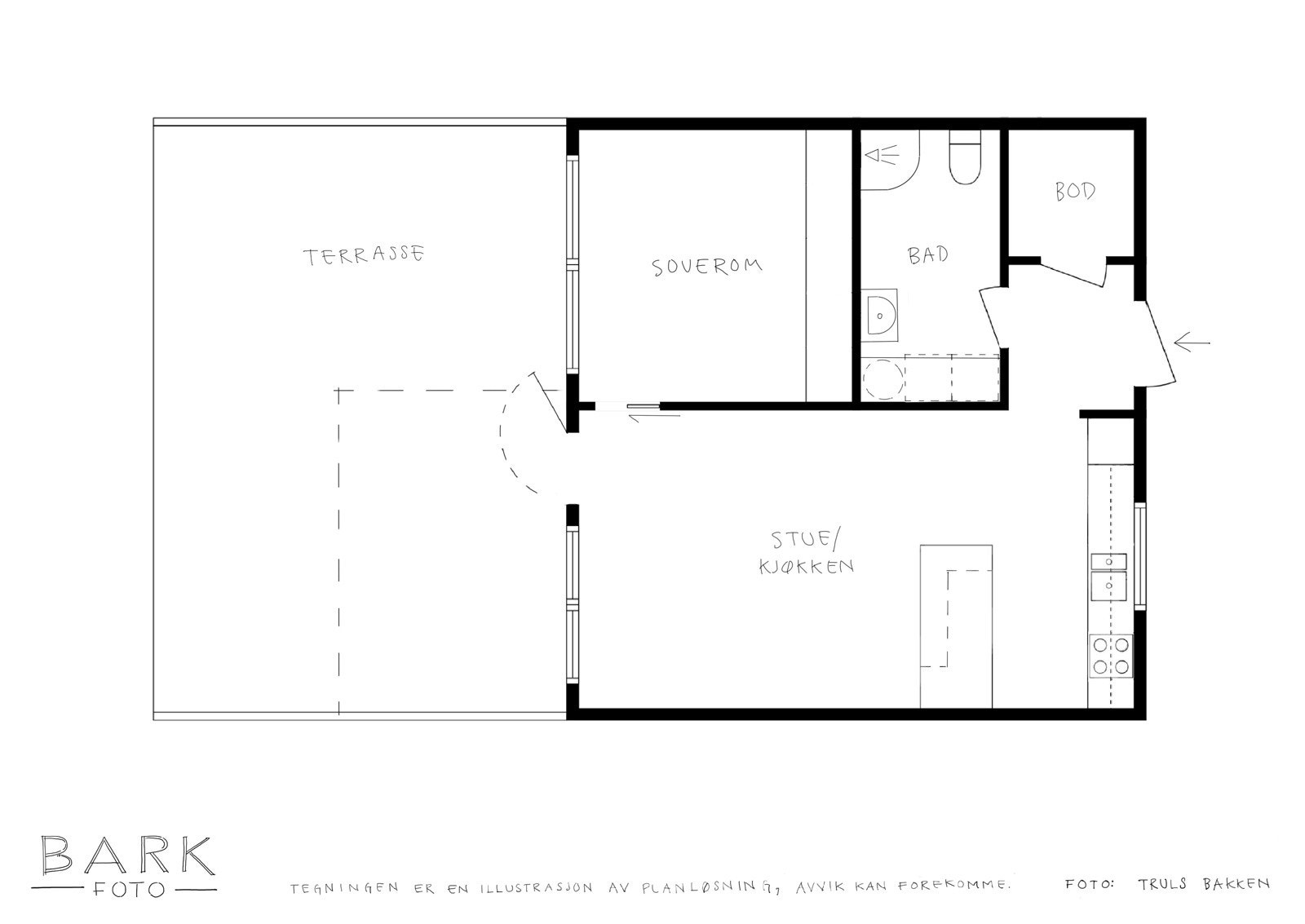 Planskisse | Apeltunhaugene 183 Galleribilde