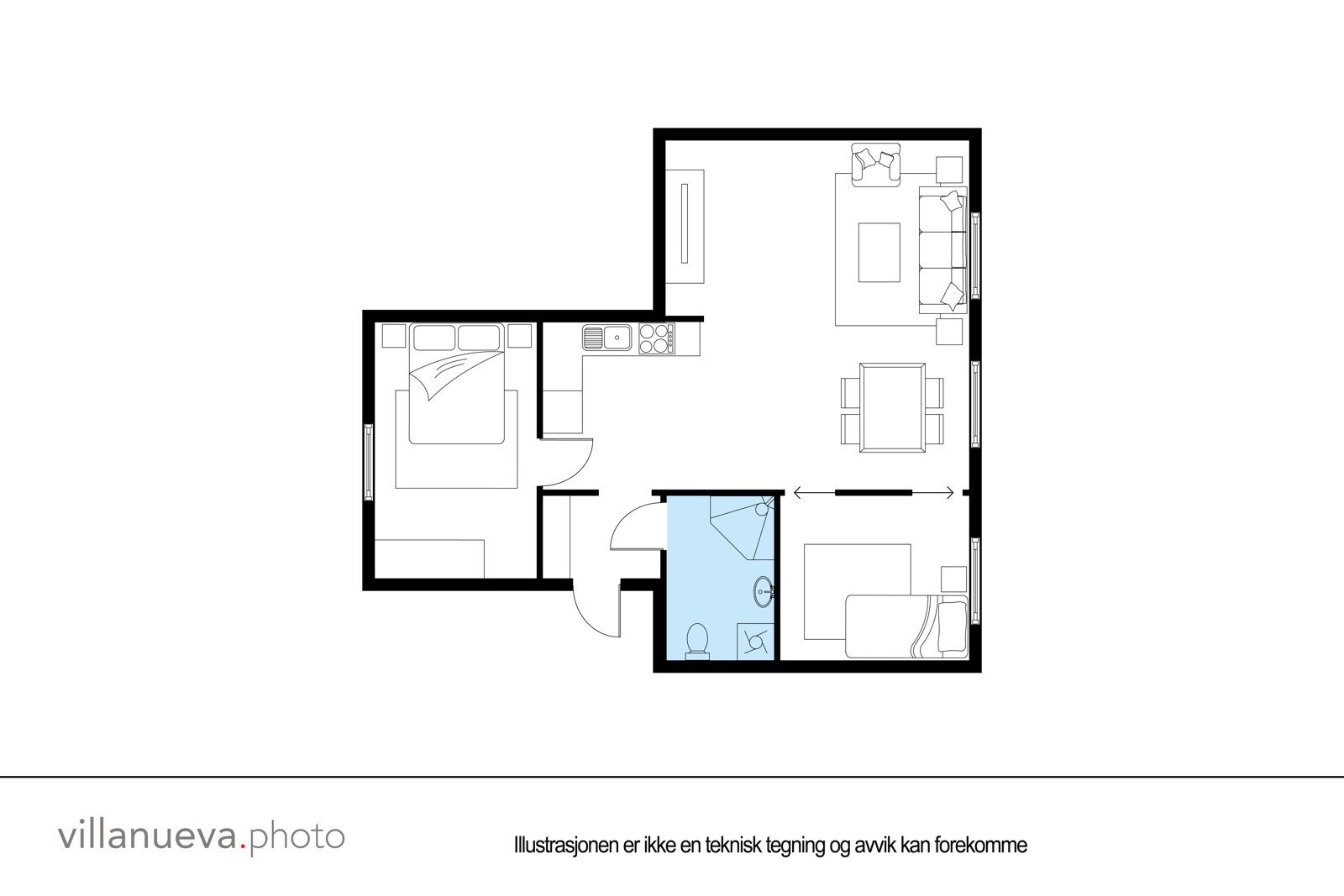 Plantegning - Ikke målbar. Galleribilde