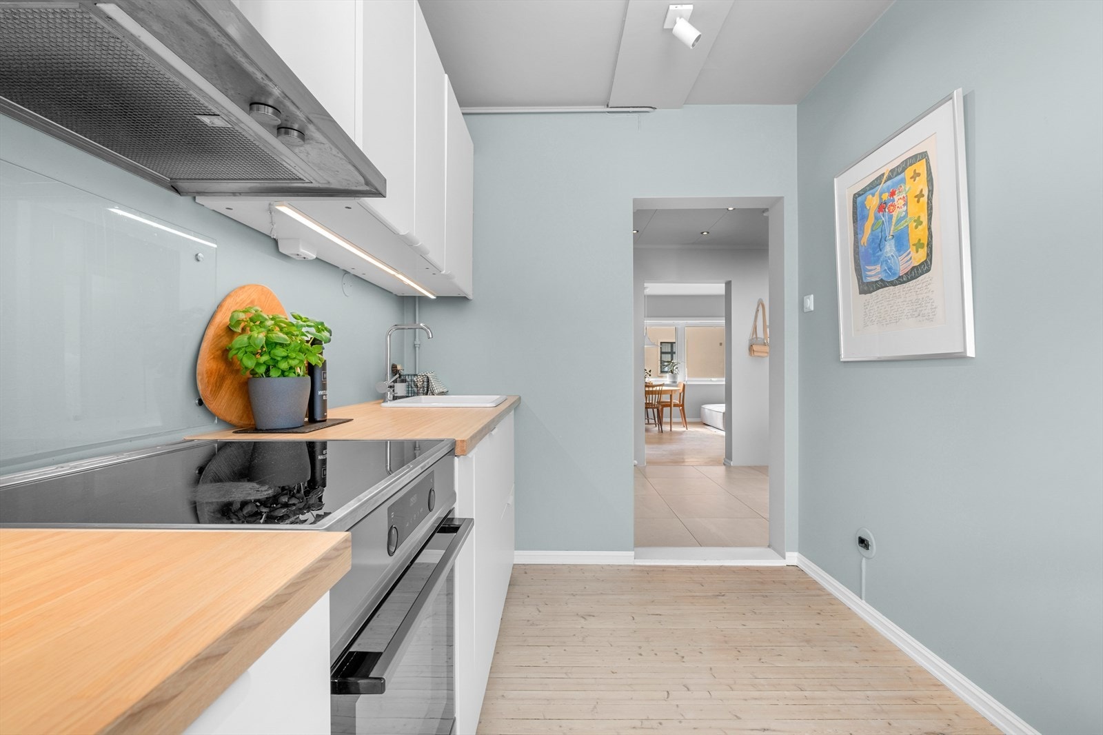 Her får du godt med skap- og benkeplass. Galleribilde