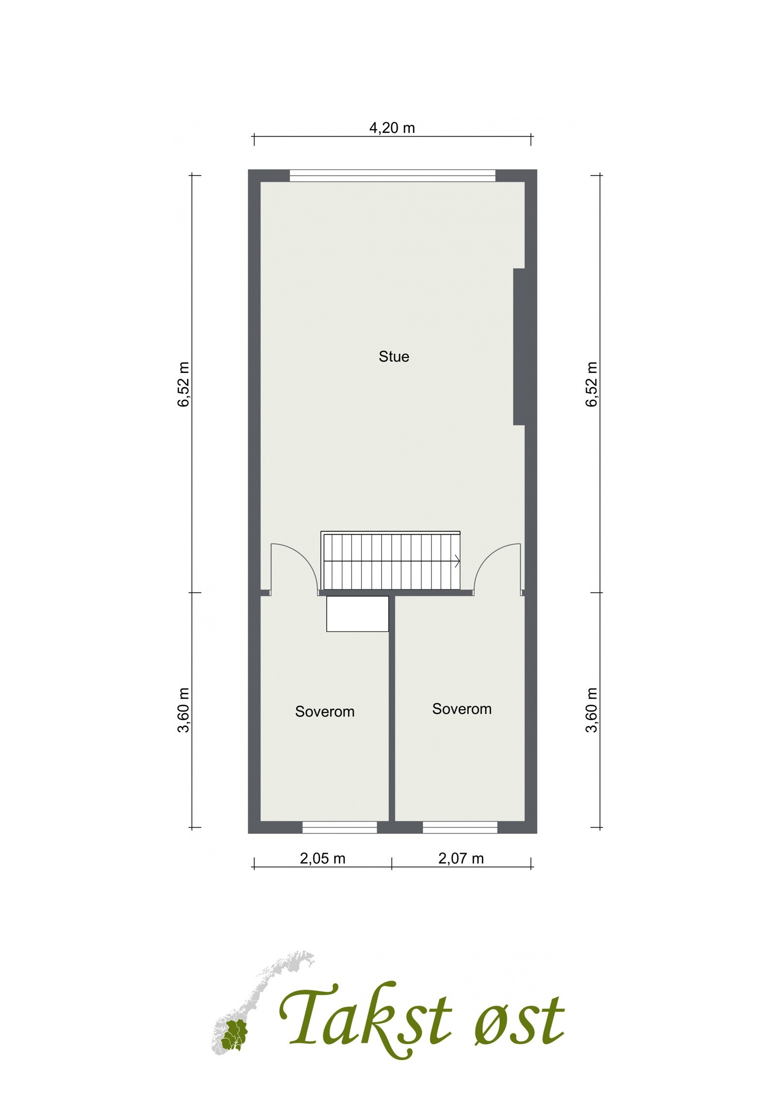 Plantegning 4.etg. Galleribilde