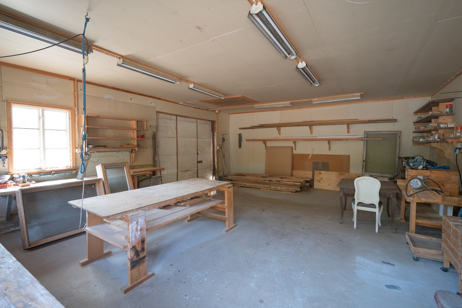 Innendørs i verkstedet Galleribilde