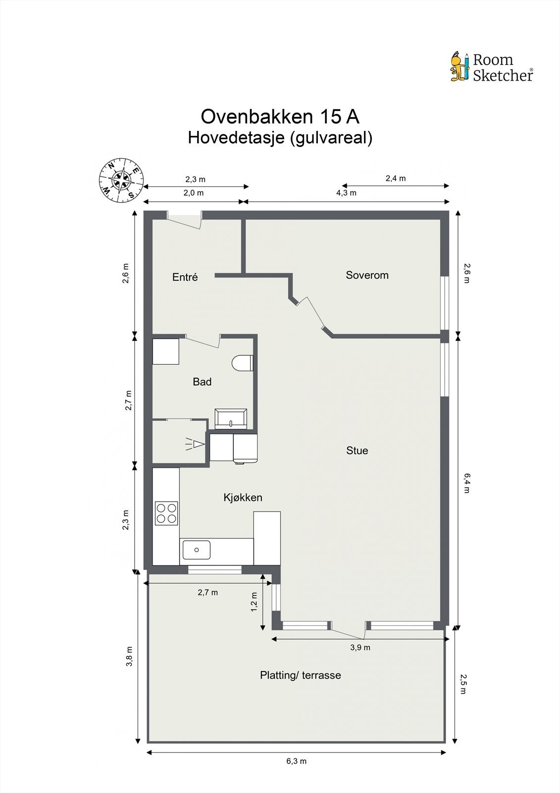 Plantegning Galleribilde