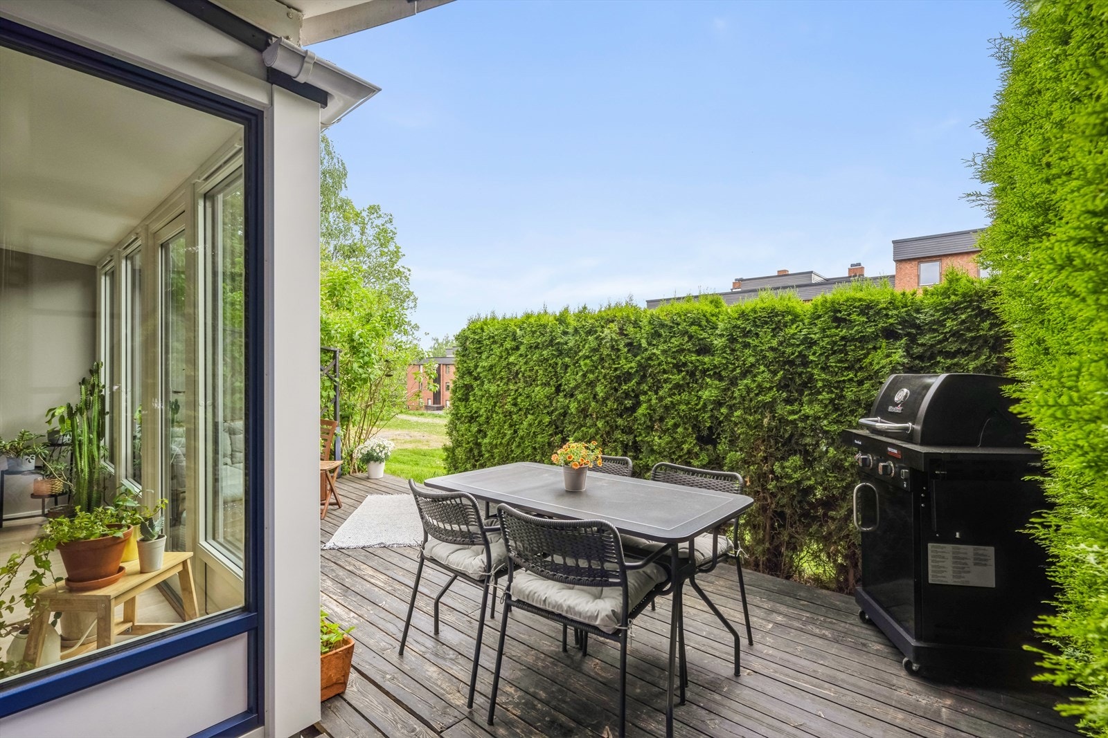 Her kan du grille middager hver dag i sommervarmen. Galleribilde