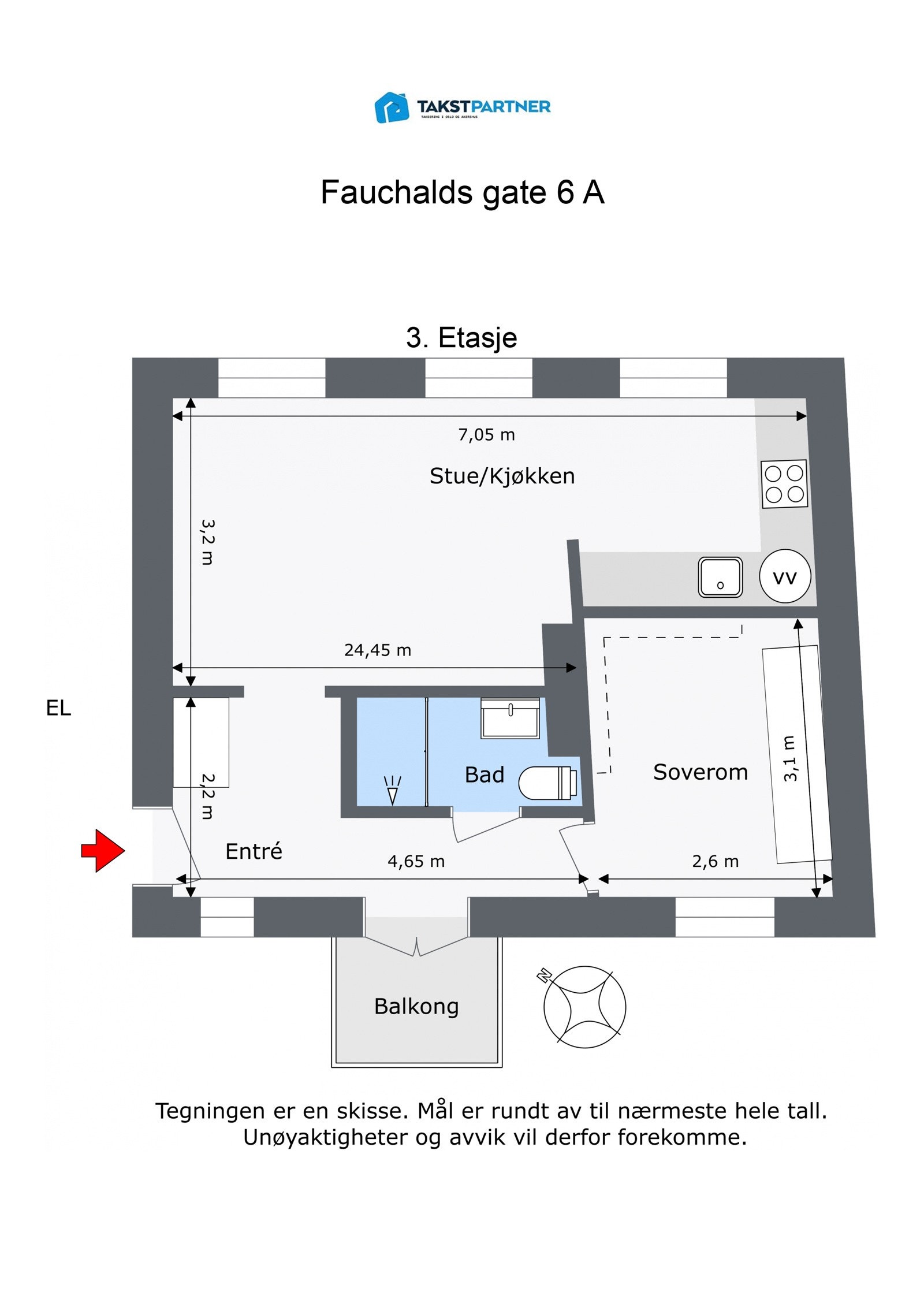 Planskisse. Galleribilde