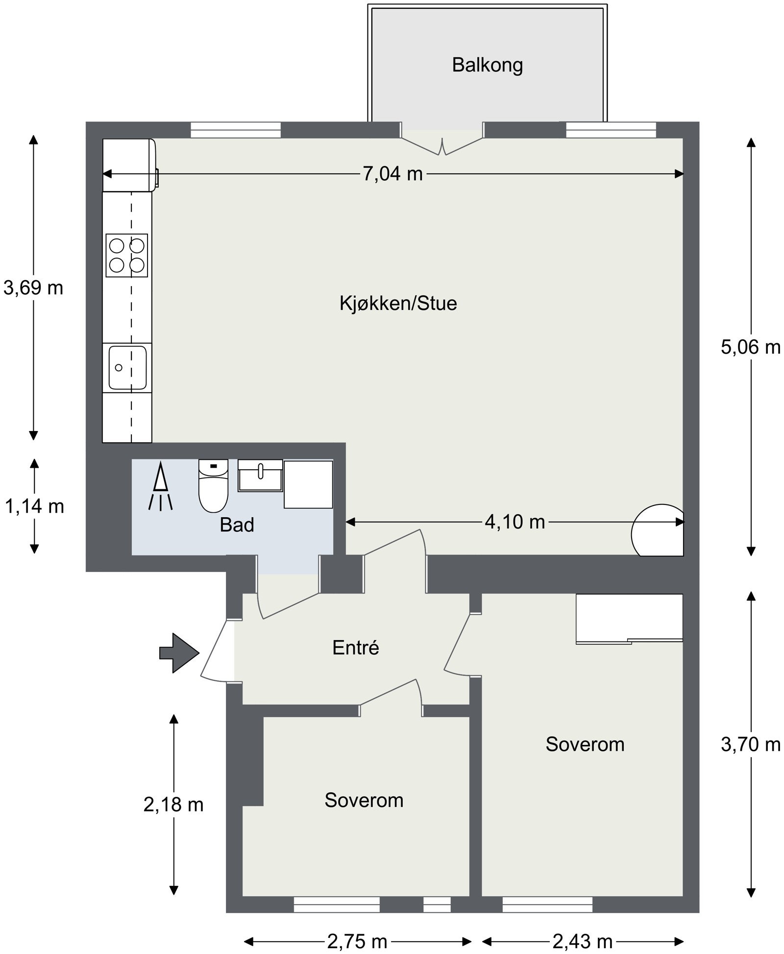 Planløsning Galleribilde
