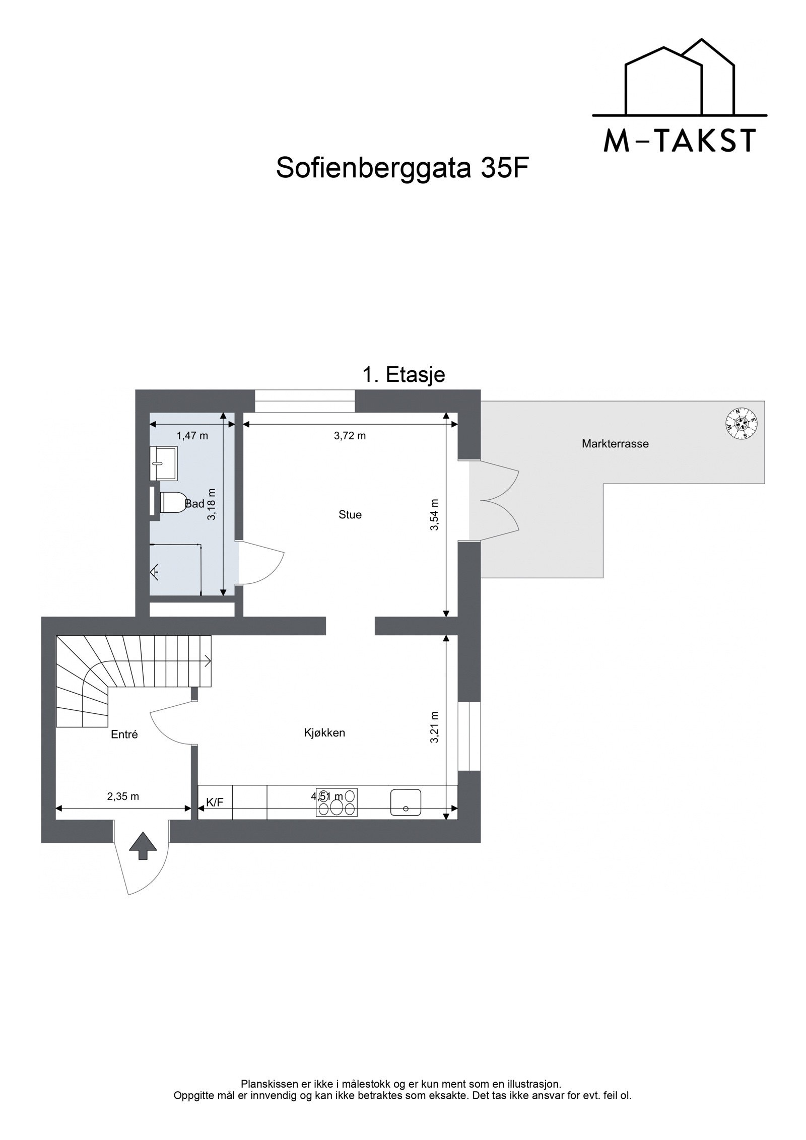 Plantegning 1.etasje Galleribilde