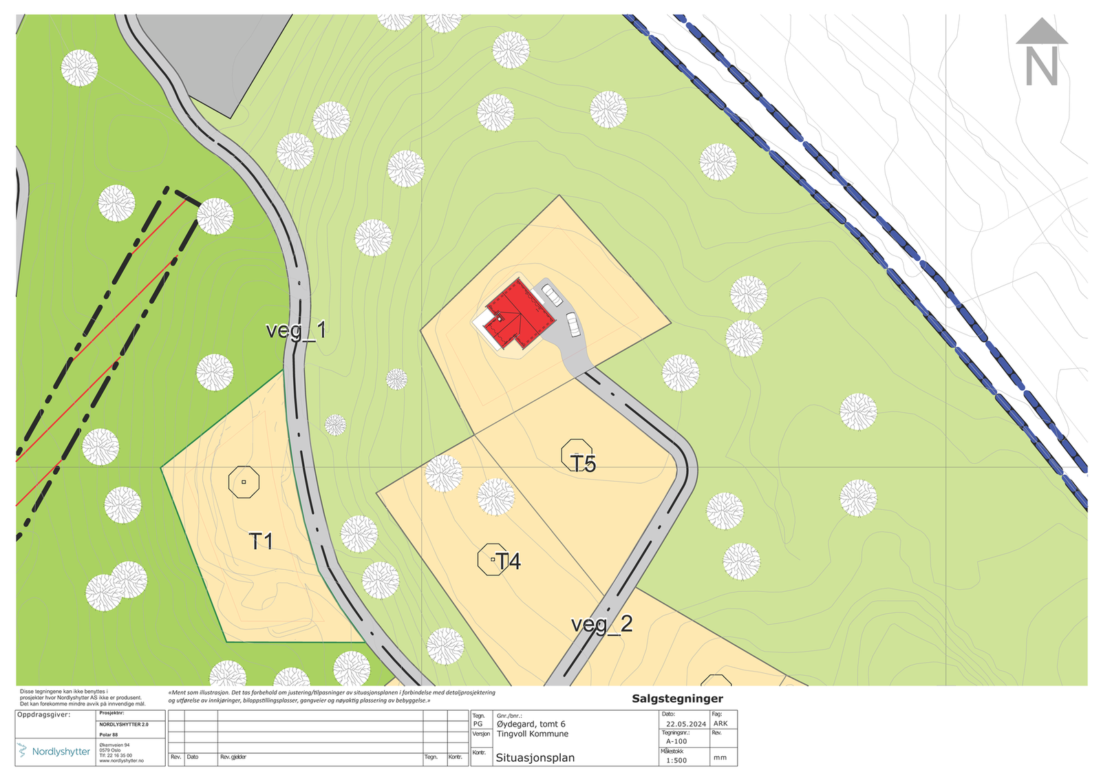 Forslag til situasjonsplan. Se også vedlagt pdf med tegninger. Galleribilde