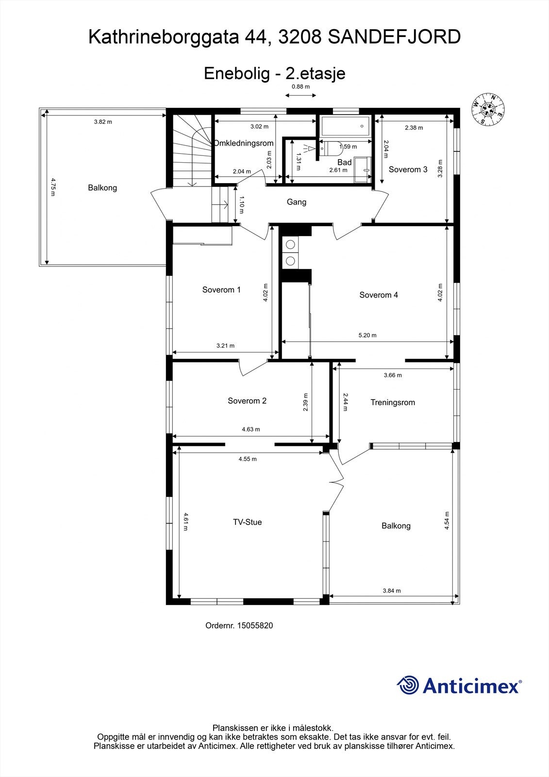Plantegning 2.etg. Galleribilde