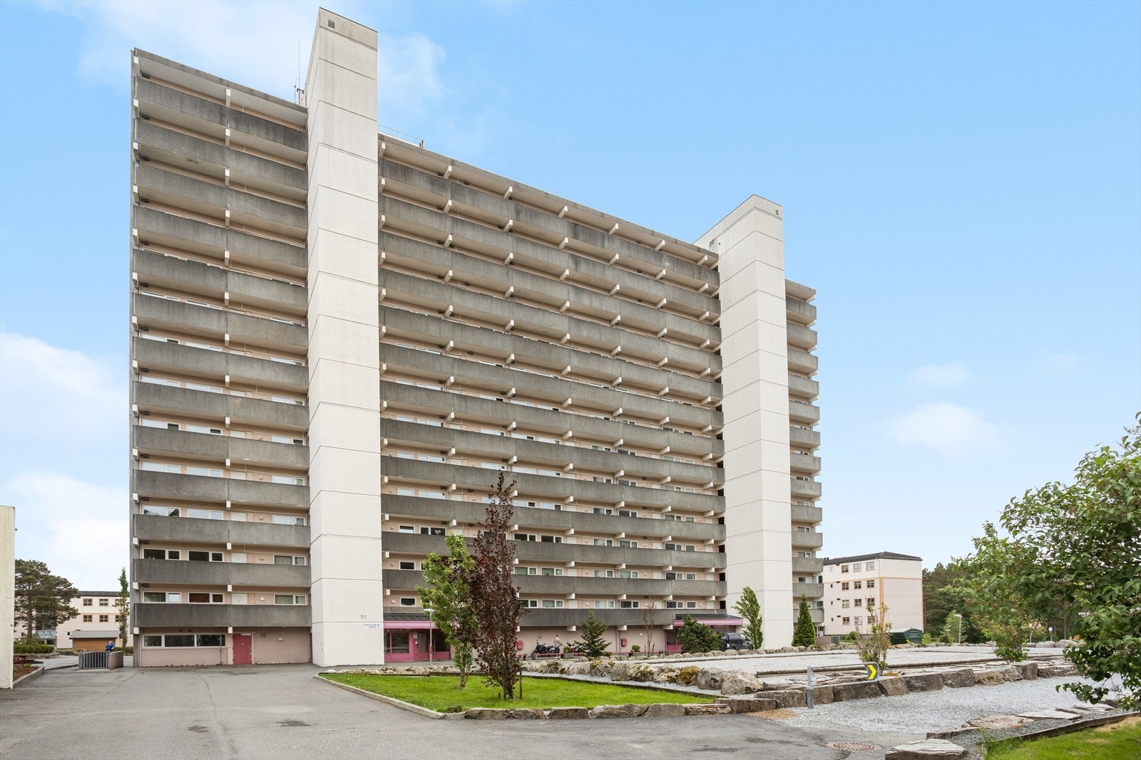 Fasade og inngangsparti Galleribilde