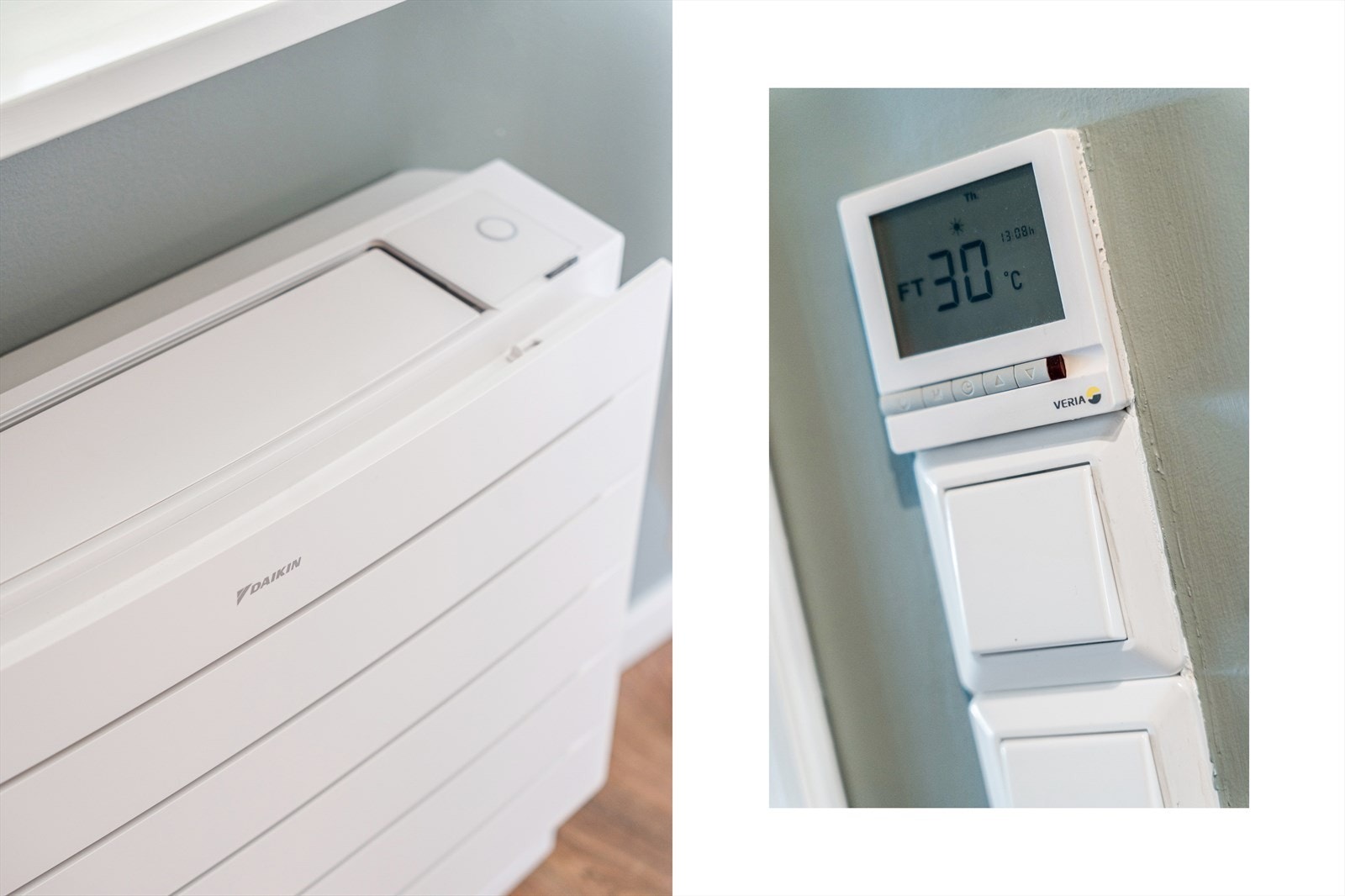 Helt ny varmepumpe fra Daikin, denne varmer svært godt. Galleribilde