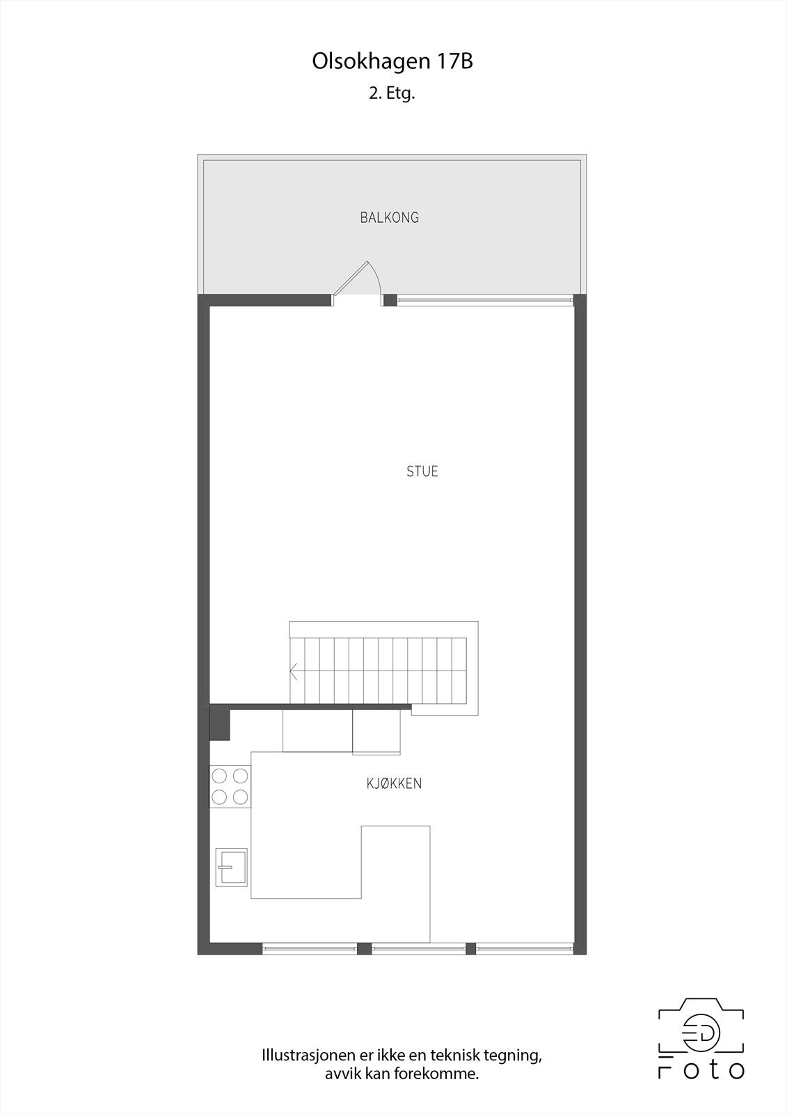 Plantegning 2. etasje Galleribilde