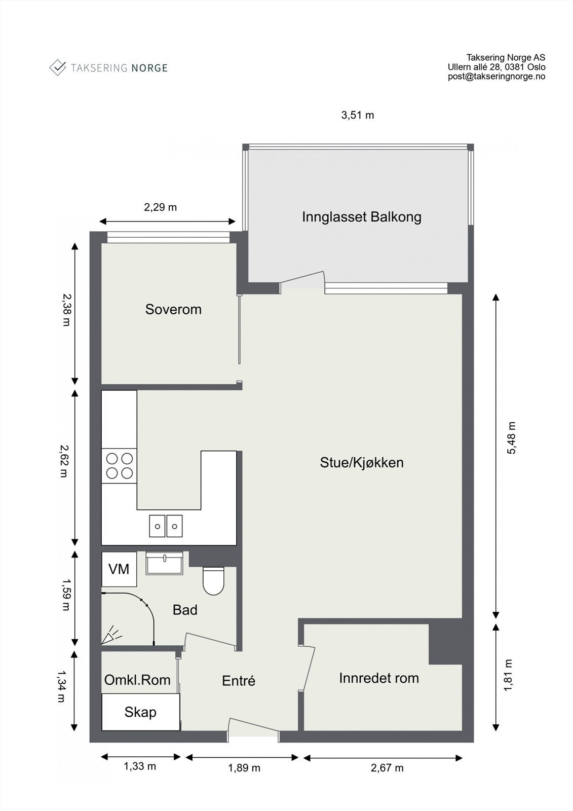 Meget god planløsning. Galleribilde