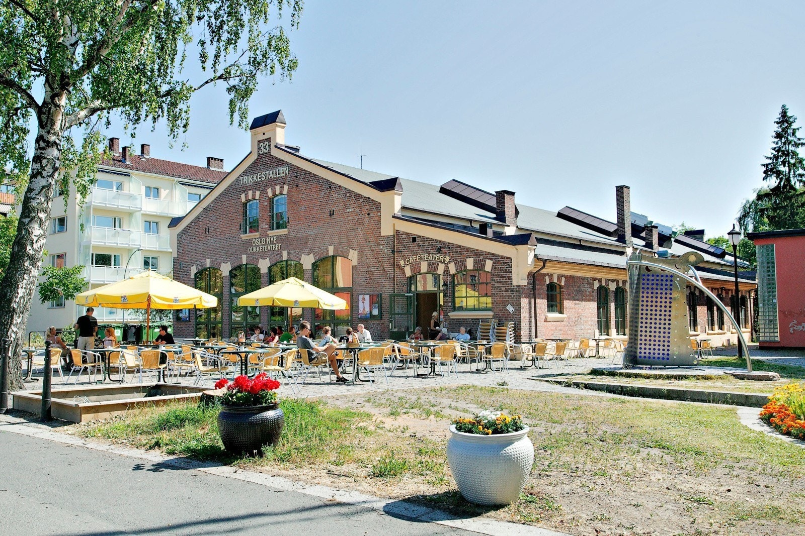 Trikkestallen. Galleribilde