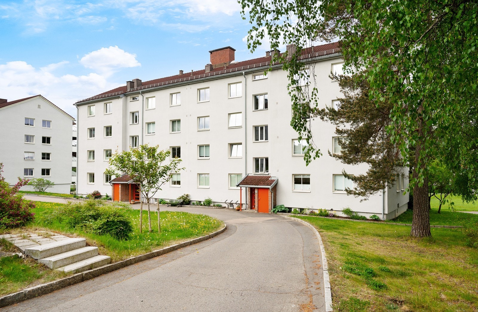 Innganspartiet til bygget Galleribilde