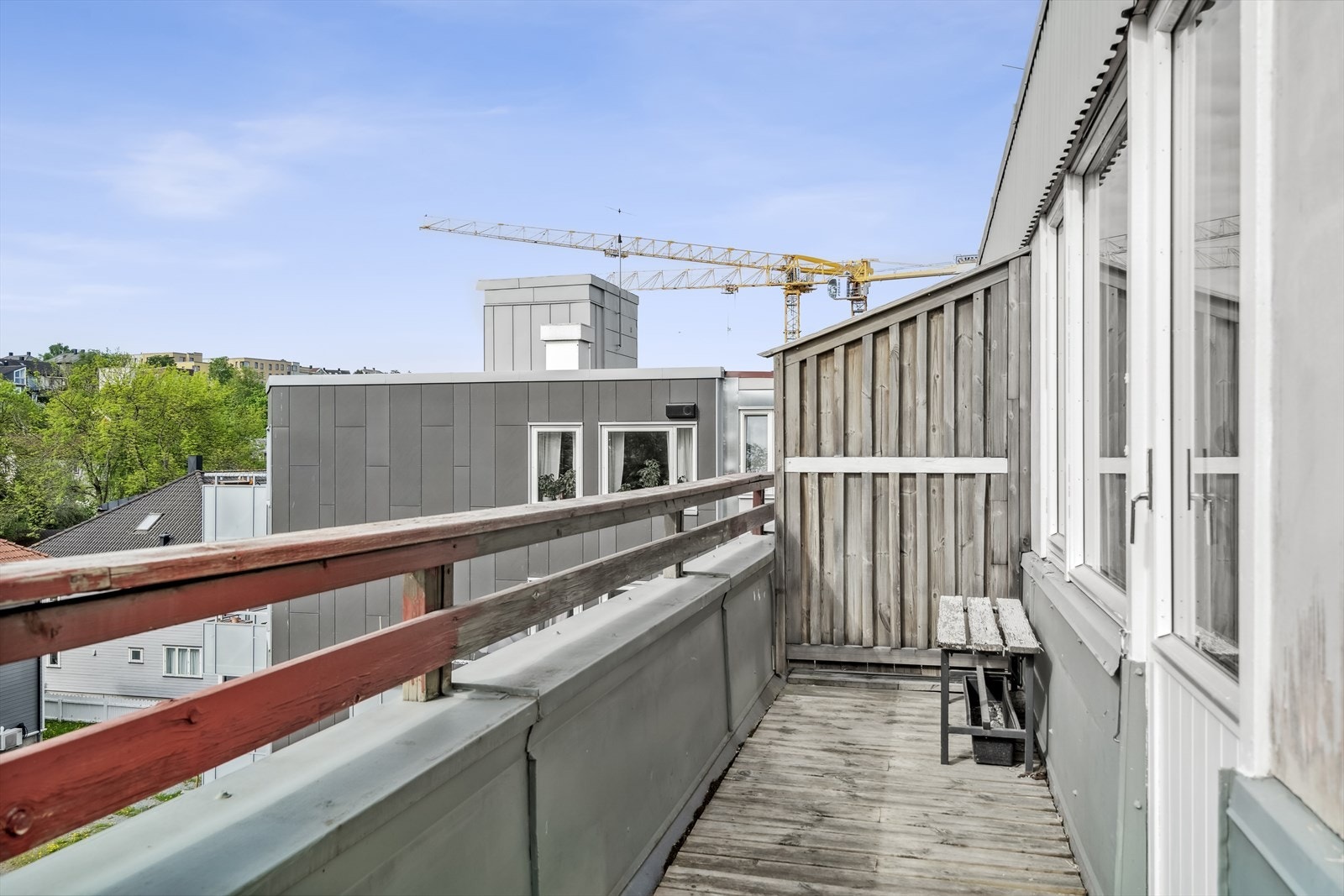 Verandaen er på 7,5m². Galleribilde
