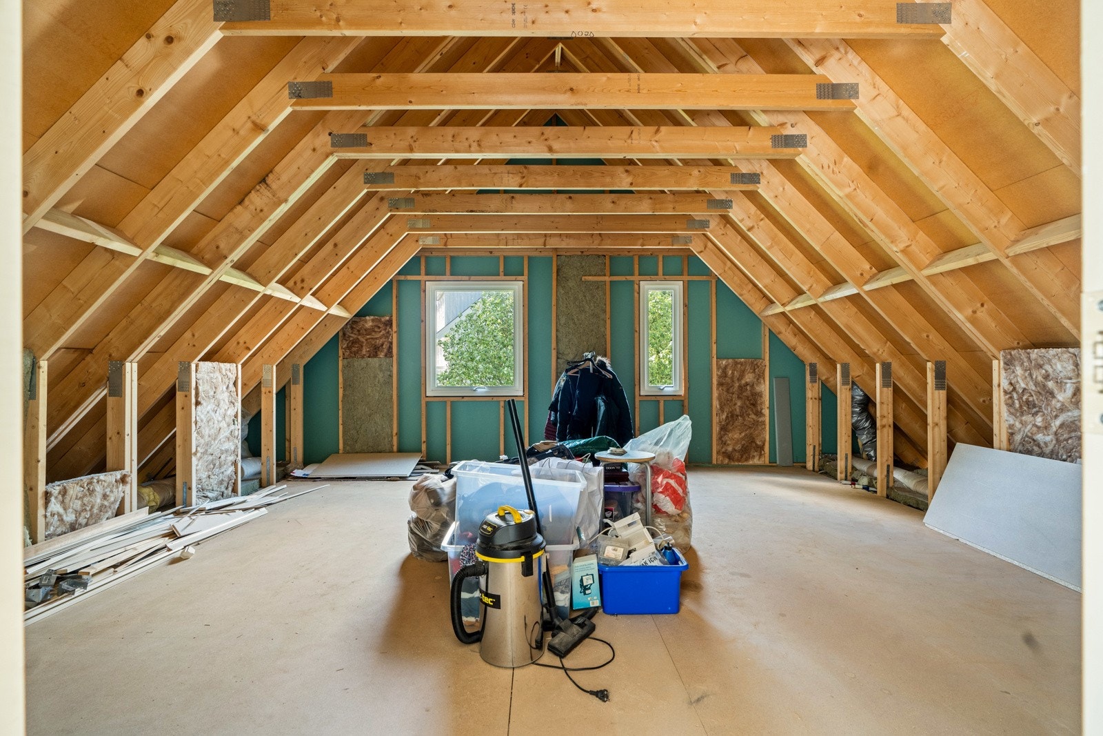 Uinnredet loft Galleribilde