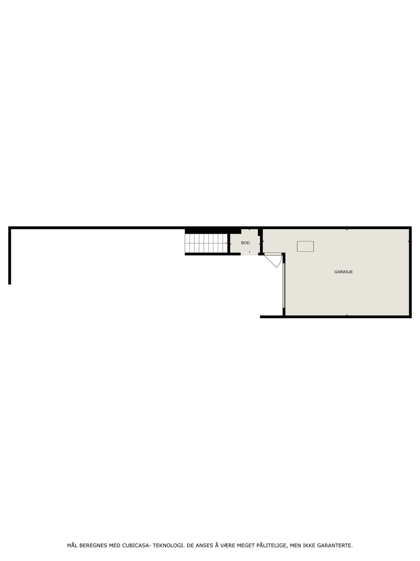 Plantegning garasje/gårdsplass Galleribilde