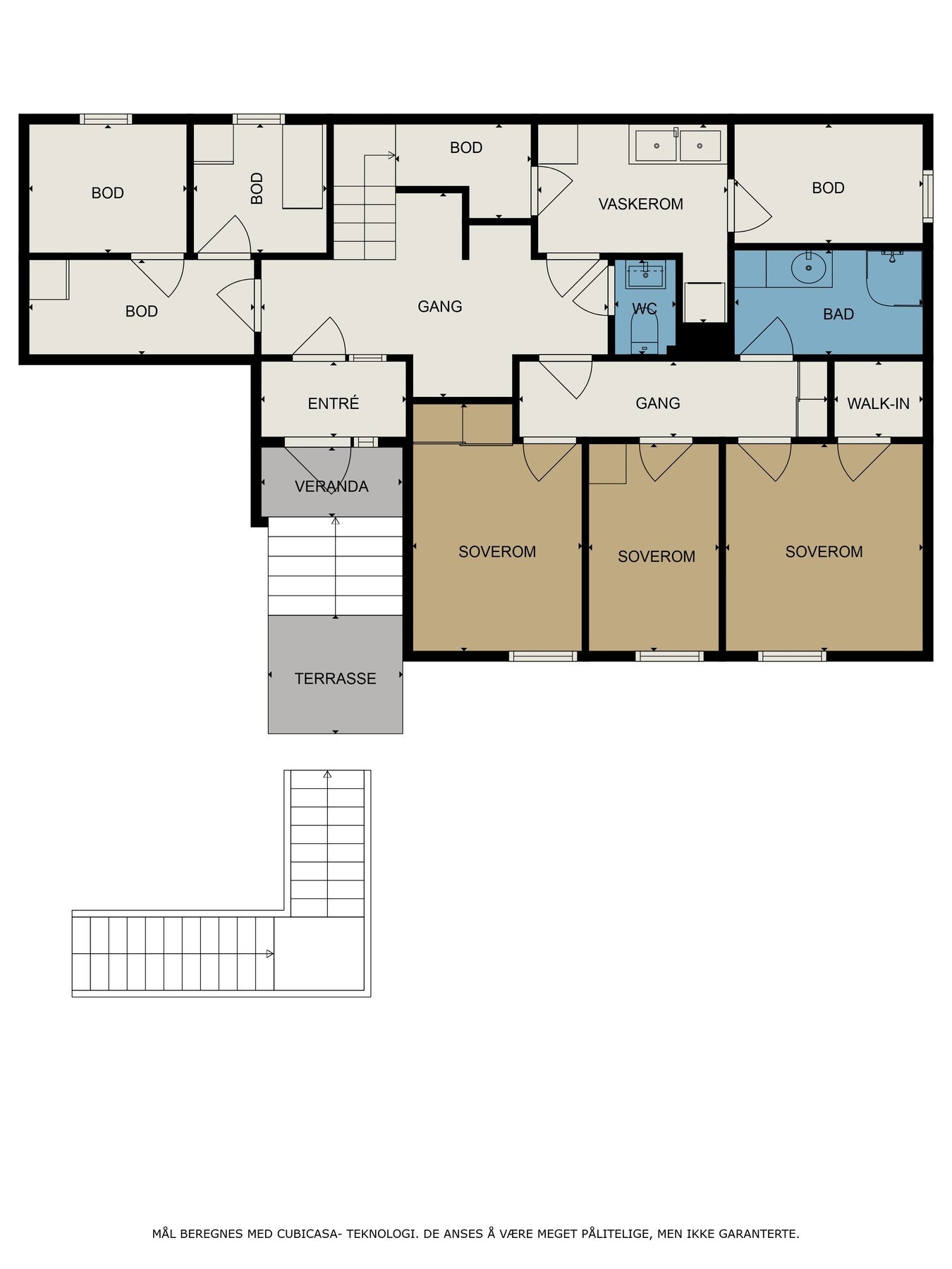 Plantegning 1.etasje Galleribilde