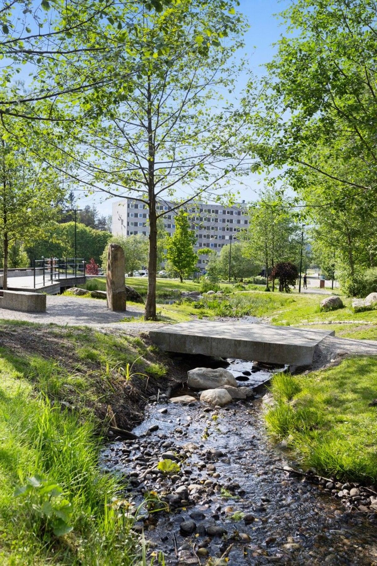 Området byr på gode tur- og rekreasjonsmuligheter i umiddelbar nærhet, og med mange gang- og sykkelveier. Galleribilde