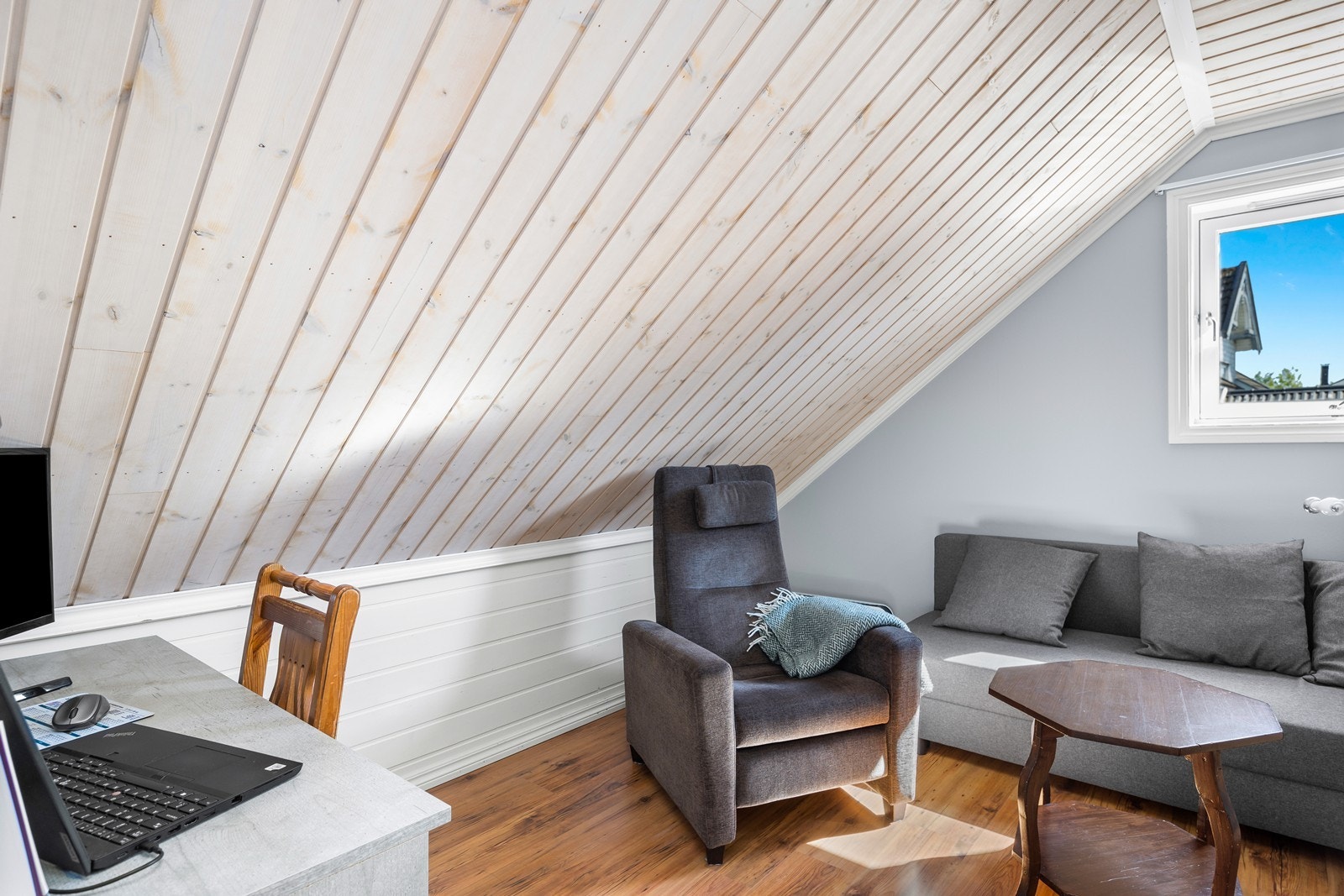 Soverom 3 egner seg også som barnerom eller feks. kontor Galleribilde