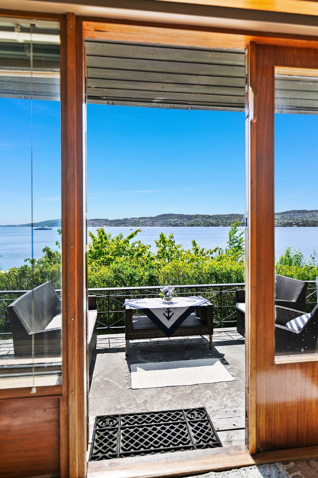 Flott utsikt til Eidangerfjorden, Langesund og Brevik Galleribilde