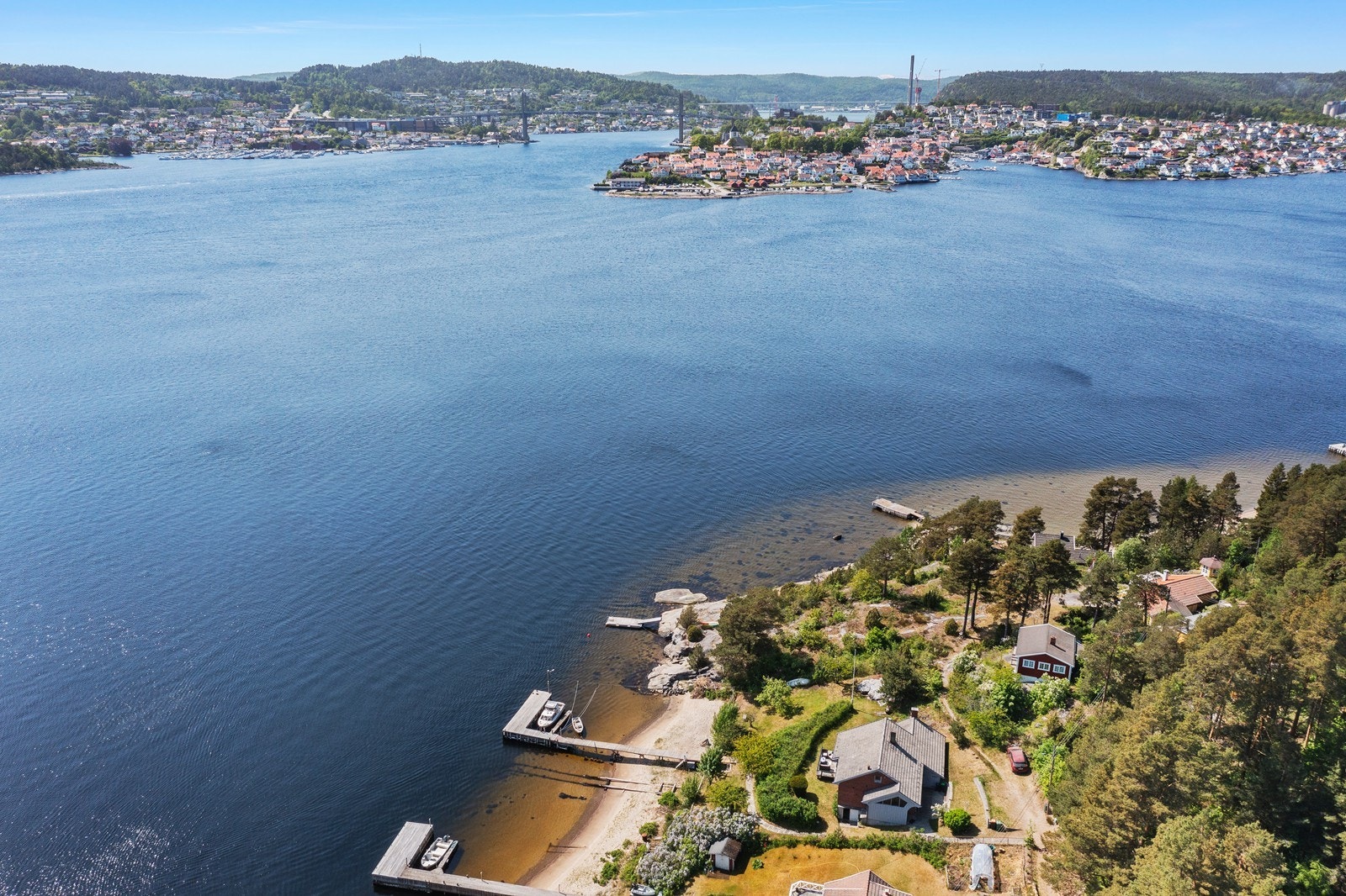 Dronebilde Galleribilde