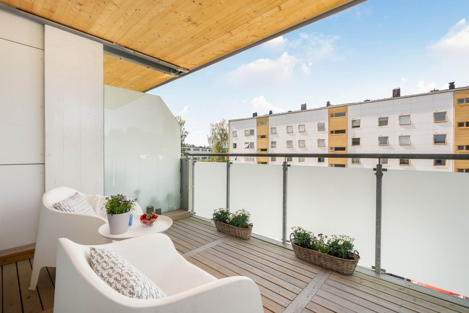 Balkongen er på ca. 9,1 m² Galleribilde