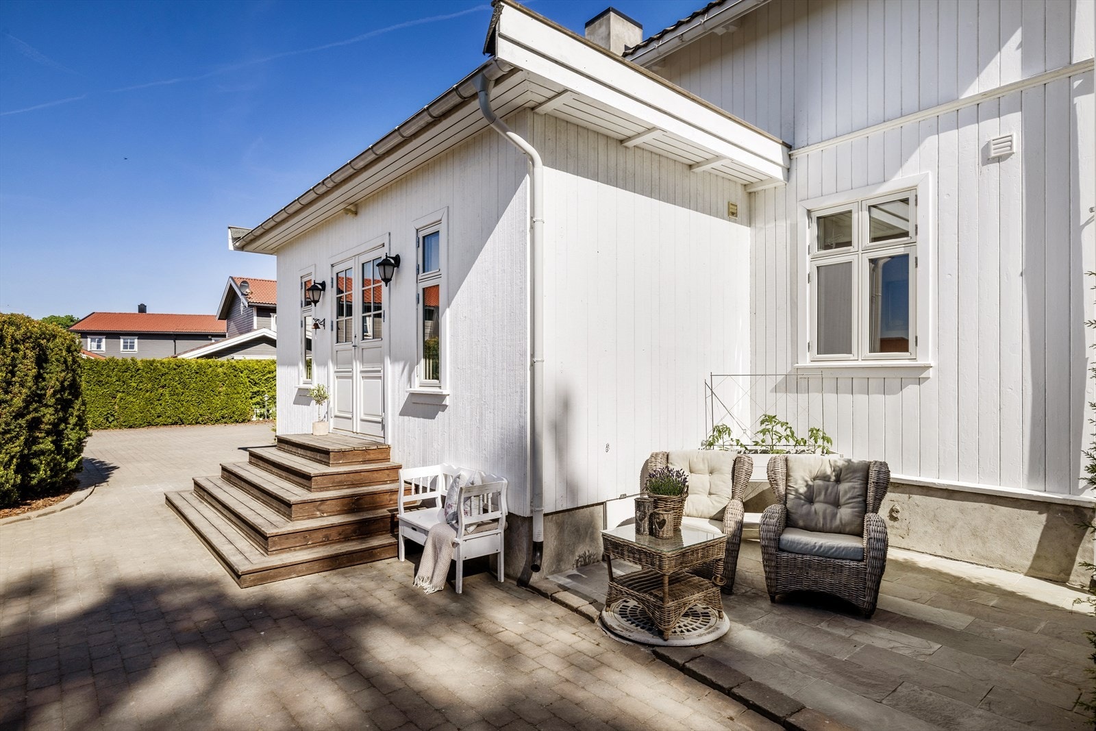 Innbydende inngangsparti. Vi tar turen inn! Galleribilde