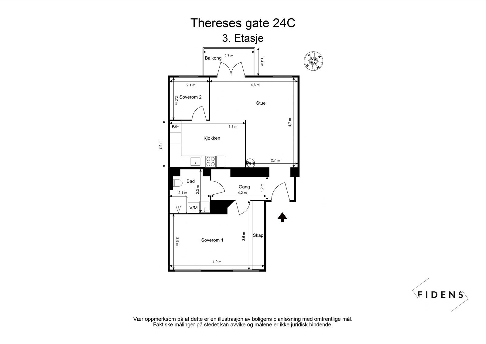 Plantegning Galleribilde