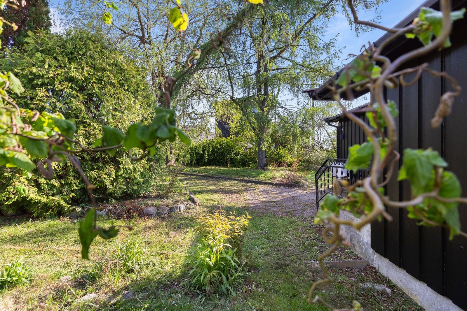 Detaljbilde fra inngangssiden. Galleribilde