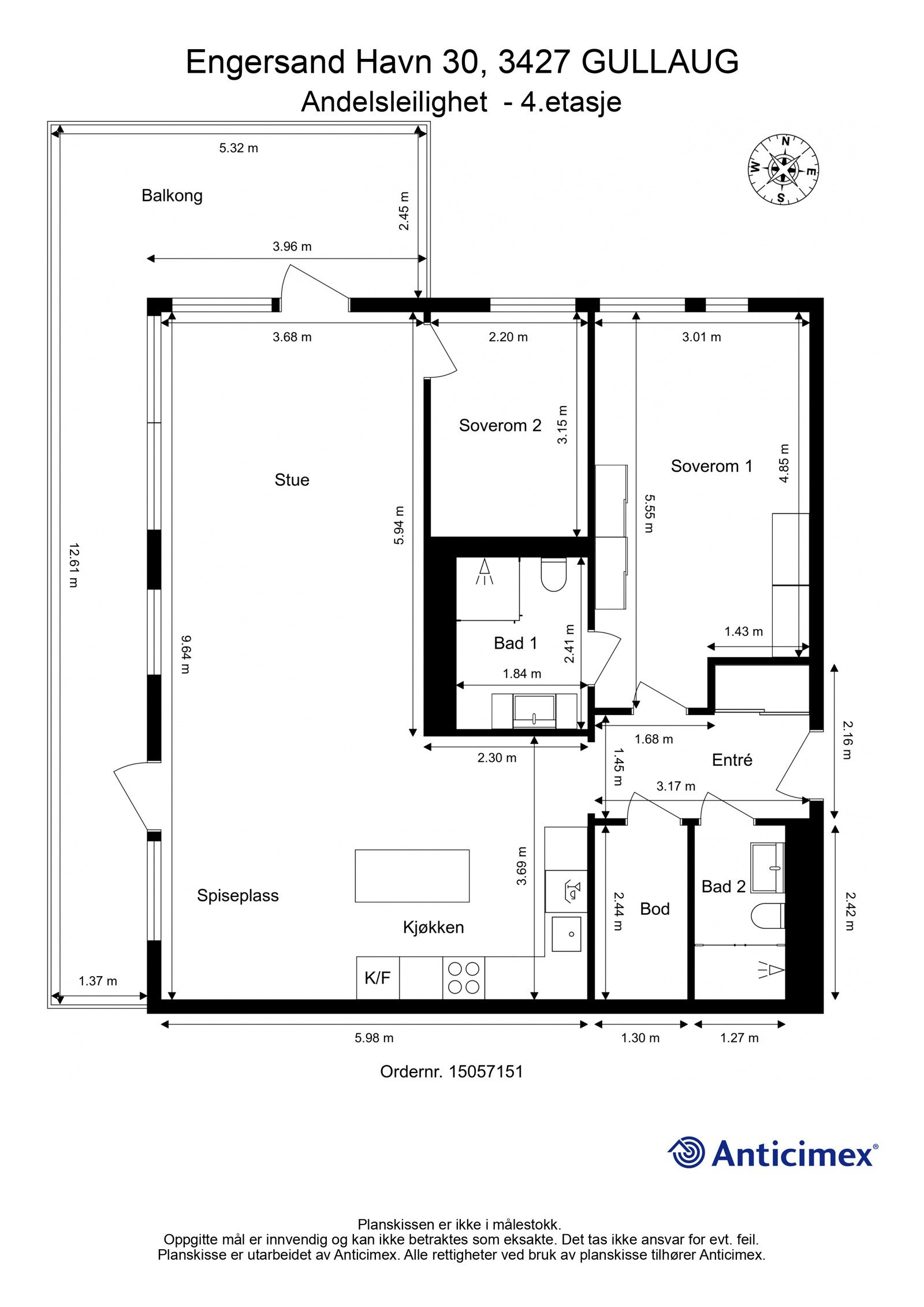 Plantegning Galleribilde