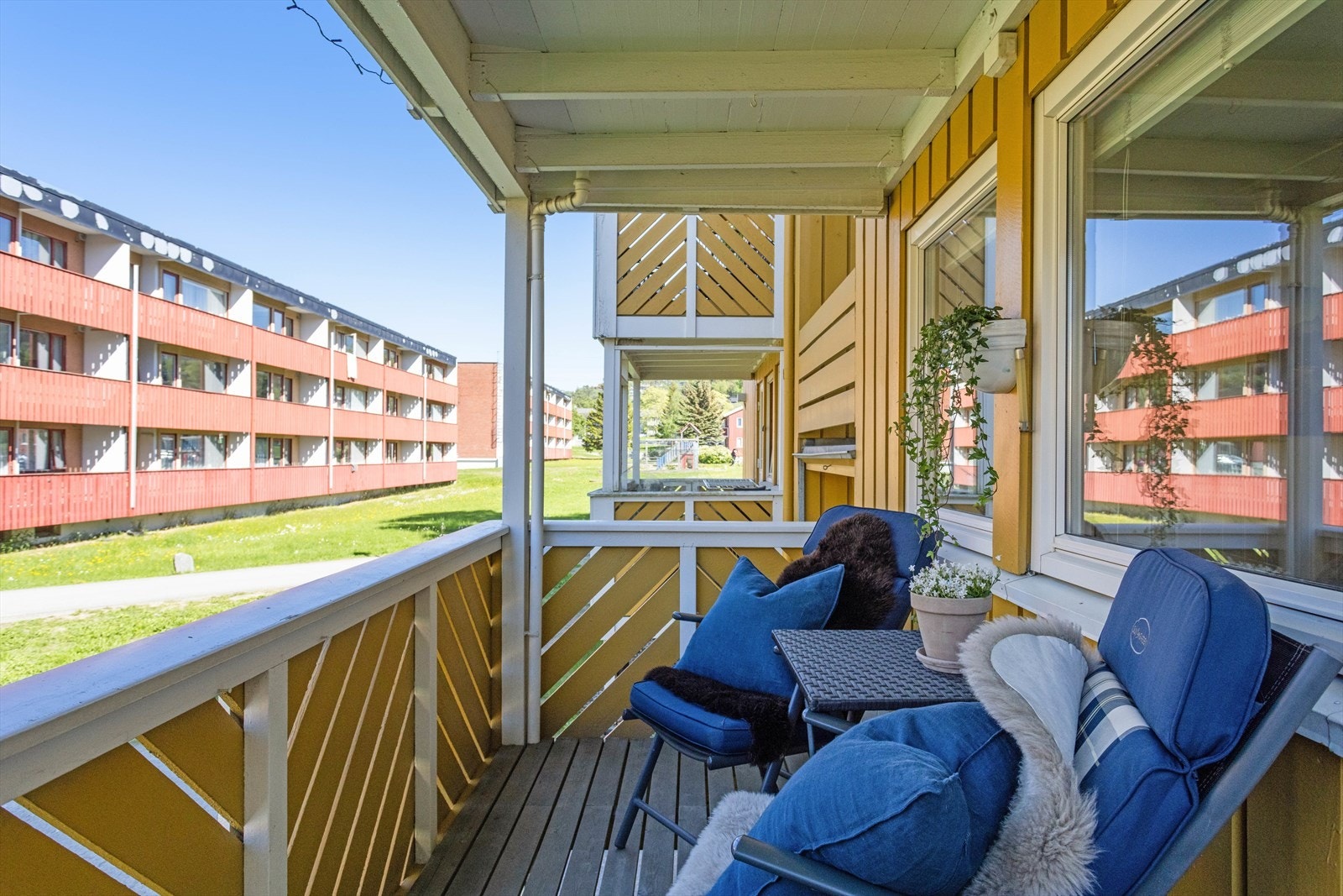 Det er også plass til utemøbler. Galleribilde